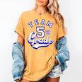 Team 5th Grade Fifth For Teacher Or Students Women's Comfort Colors T-Shirt Mustard Team 5th Grade Fifth For Teacher Or Students Women's Comfort Colors T-Shirt Mustard