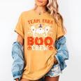 Team Para Boo Crew Halloween Ghost Paraprofessional Teacher Women's Comfort Colors T-Shirt Mustard Team Para Boo Crew Halloween Ghost Paraprofessional Teacher Women's Comfort Colors T-Shirt Mustard