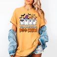 Team Preschool Boo Crew Halloween Teacher Student Costume Women's Comfort Colors T-Shirt Mustard Team Preschool Boo Crew Halloween Teacher Student Costume Women's Comfort Colors T-Shirt Mustard