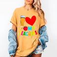 Teens Graduation I Heart My Teachers I Love My Teachers Women's Comfort Colors T-Shirt Mustard