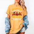 Thankful For My 2nd Grade Turkeys Thanksgiving Teacher Fall Women's Comfort Colors T-Shirt Mustard
