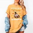 Thankful For My Dance Students Thanksgiving Turkey Teacher For Men Women Girls Kids Women's Comfort Colors T-Shirt Mustard