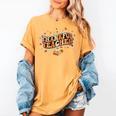 Thankful Teacher Shirts For Women Teach Thanksgiving Teacher Women's Comfort Colors T-Shirt Mustard