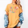 Tired Teachers Club Groovy Teachers Back To School Tee Women's Comfort Colors T-Shirt Mustard Tired Teachers Club Groovy Teachers Back To School Tee Women's Comfort Colors T-Shirt Mustard