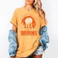 History Teachers Love Brains Halloween Teacher For Men Women Women's Comfort Colors T-Shirt Mustard History Teachers Love Brains Halloween Teacher For Men Women Women's Comfort Colors T-Shirt Mustard