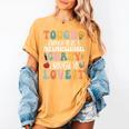 Tough Enough To Be a Paraprofessional Groovy Sped Teacher Women's Comfort Colors T-Shirt Mustard Tough Enough To Be a Paraprofessional Groovy Sped Teacher Women's Comfort Colors T-Shirt Mustard