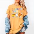 Trick Or Teach Cute Halloween Teacher Women's Comfort Colors T-Shirt Mustard Trick Or Teach Cute Halloween Teacher Women's Comfort Colors T-Shirt Mustard