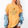 Trick Or Teach Halloween Teacher Women's Comfort Colors T-Shirt Mustard Trick Or Teach Halloween Teacher Women's Comfort Colors T-Shirt Mustard