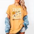 Trig Or Treat Shirt Halloween Math Teacher School College Men Women Kids Women's Comfort Colors T-Shirt Mustard