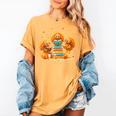 Turkey Read Books Reading Fall Thanksgiving Teacher Women's Comfort Colors T-Shirt Mustard Turkey Read Books Reading Fall Thanksgiving Teacher Women's Comfort Colors T-Shirt Mustard