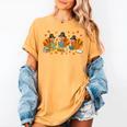 Turkey Reading Books Fall Thanksgiving Teacher Student Women's Comfort Colors T-Shirt Mustard Turkey Reading Books Fall Thanksgiving Teacher Student Women's Comfort Colors T-Shirt Mustard