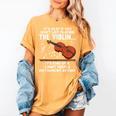 Violin Player Costume For Men Women Violin Teacher Violinist Women's Comfort Colors T-Shirt Mustard Violin Player Costume For Men Women Violin Teacher Violinist Women's Comfort Colors T-Shirt Mustard