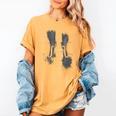 Violin Player Instrument Music Teacher Musical Violinist Women's Comfort Colors T-Shirt Mustard