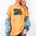 Weird Teachers Build Character Van Bigfoot Art Women's Comfort Colors T-Shirt Mustard Weird Teachers Build Character Van Bigfoot Art Women's Comfort Colors T-Shirt Mustard