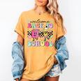 Welcome Back To School 2024 Teachers Students First Day Women's Comfort Colors T-Shirt Mustard