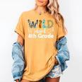 Wild About 4th Grade First Day Of School Teacher Student Women's Comfort Colors T-Shirt Mustard Wild About 4th Grade First Day Of School Teacher Student Women's Comfort Colors T-Shirt Mustard