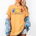 Women Art Teacher Back To School Artist Primary Color Theory Women's Comfort Colors T-Shirt Mustard