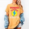 Wonder Teacher Costume Shirt Teacher Halloween Costume Men Women Women's Comfort Colors T-Shirt Mustard Wonder Teacher Costume Shirt Teacher Halloween Costume Men Women Women's Comfort Colors T-Shirt Mustard