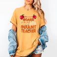 You Won't Scare Me I'm An Infant Teacher Men Women Women's Comfort Colors T-Shirt Mustard