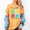 What Zone Are You In How Are You Feeling Teacher Women's Comfort Colors T-Shirt Mustard What Zone Are You In How Are You Feeling Teacher Women's Comfort Colors T-Shirt Mustard