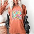 100 Days Of School Preppy 100th Day Of School Teacher Kids Women's Comfort Colors T-Shirt Yam 100 Days Of School Preppy 100th Day Of School Teacher Kids Women's Comfort Colors T-Shirt Yam
