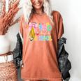 100 Days Of School Preppy 100th Day Of School Teachers Girls Women's Comfort Colors T-Shirt Yam 100 Days Of School Preppy 100th Day Of School Teachers Girls Women's Comfort Colors T-Shirt Yam