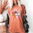 3rd Grade Boo Crew Third Grade Halloween Costume Teacher Kid Women's Comfort Colors T-Shirt Yam