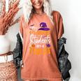 My 4th Grade Students Are a Treat Teacher Halloween Witch For Men Women Kids Women's Comfort Colors T-Shirt Yam My 4th Grade Students Are a Treat Teacher Halloween Witch For Men Women Kids Women's Comfort Colors T-Shirt Yam