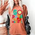 50 Days Of School Teacher Happy 50th Day Of School Kids Women's Comfort Colors T-Shirt Yam