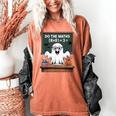 67 Teacher Halloween Ghost Six Seven Meme Do The Maths Women's Comfort Colors T-Shirt Yam
