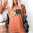 67 Teacher Halloween Skeleton Ghost Six Seven Meme Math Women's Comfort Colors T-Shirt Yam