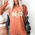 ABCD The Teacher Tour Last Day Of School Rockin' Teacher Women's Comfort Colors T-Shirt Yam ABCD The Teacher Tour Last Day Of School Rockin' Teacher Women's Comfort Colors T-Shirt Yam