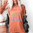 Admit It You Low Key Love ELA Bruh English Teacher Women's Comfort Colors T-Shirt Yam