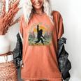 Adventure Awaits Bigfoot Teacher Kindergarten Back To School Women's Comfort Colors T-Shirt Yam Adventure Awaits Bigfoot Teacher Kindergarten Back To School Women's Comfort Colors T-Shirt Yam