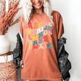 Alphabet Hi Back To School ABC Pre K Kindergarten Teacher Women's Comfort Colors T-Shirt Yam Alphabet Hi Back To School ABC Pre K Kindergarten Teacher Women's Comfort Colors T-Shirt Yam