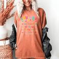 Alphabet Positive Affirmations Back To School Teacher Women's Comfort Colors T-Shirt Yam Alphabet Positive Affirmations Back To School Teacher Women's Comfort Colors T-Shirt Yam