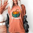 Art Teacher Pumpkin Halloween Night Men Women Women's Comfort Colors T-Shirt Yam Art Teacher Pumpkin Halloween Night Men Women Women's Comfort Colors T-Shirt Yam