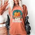 Art Teacher Pumpkin Painting Halloween Costume Women's Comfort Colors T-Shirt Yam Art Teacher Pumpkin Painting Halloween Costume Women's Comfort Colors T-Shirt Yam