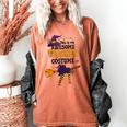 This Is My Awesome Teacher Costume Halloween Witch Women's Comfort Colors T-Shirt Yam This Is My Awesome Teacher Costume Halloween Witch Women's Comfort Colors T-Shirt Yam
