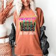 Back To School Retro Reading Is My Jam 80s Teacher Boombox Women's Comfort Colors T-Shirt Yam Back To School Retro Reading Is My Jam 80s Teacher Boombox Women's Comfort Colors T-Shirt Yam