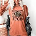 Back To School Teacher Life Apple Leopard Teacher Women Women's Comfort Colors T-Shirt Yam Back To School Teacher Life Apple Leopard Teacher Women Women's Comfort Colors T-Shirt Yam