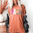 Back To School Teacher Para Preppy Checkered Para Life Women's Comfort Colors T-Shirt Yam