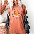 Back To School Tee ENL Teacher English New Language Squad Women's Comfort Colors T-Shirt Yam Back To School Tee ENL Teacher English New Language Squad Women's Comfort Colors T-Shirt Yam