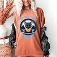 Batty About Books Lover Teacher Librarian Bookish Halloween For Men Women Kids Women's Comfort Colors T-Shirt Yam