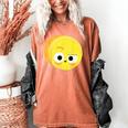 The Big Cheese Good Egg Teacher Halloween Costume Food Group Women's Comfort Colors T-Shirt Yam