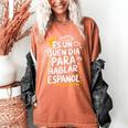 Bilingual Teacher Maestra Spanish Teacher Women's Comfort Colors T-Shirt Yam Bilingual Teacher Maestra Spanish Teacher Women's Comfort Colors T-Shirt Yam