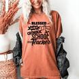 Blessed To Be A Catholic School Teacher Christian Teaching Women's Comfort Colors T-Shirt Yam Blessed To Be A Catholic School Teacher Christian Teaching Women's Comfort Colors T-Shirt Yam