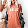 Boys Girls Teachers ABCD Rock Graphic Back To School Women's Comfort Colors T-Shirt Yam Boys Girls Teachers ABCD Rock Graphic Back To School Women's Comfort Colors T-Shirt Yam