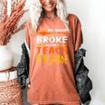 My Broom Broke So Now I Teach 5th Grade Halloween Teacher Women's Comfort Colors T-Shirt Yam My Broom Broke So Now I Teach 5th Grade Halloween Teacher Women's Comfort Colors T-Shirt Yam