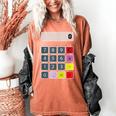 Calculator Math Teacher Halloween Costumes Women Men Adults Women's Comfort Colors T-Shirt Yam Calculator Math Teacher Halloween Costumes Women Men Adults Women's Comfort Colors T-Shirt Yam